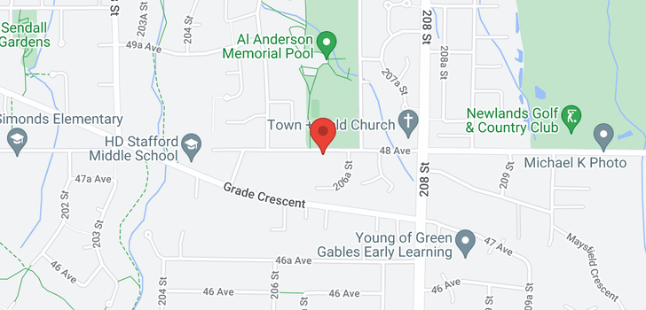 map of 20650 48 AVENUE
